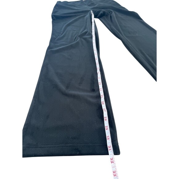 Juicy Couture Track Pants Womens S Black Velour Wide Leg Rhinestone Logo - Picture 6 of 6
